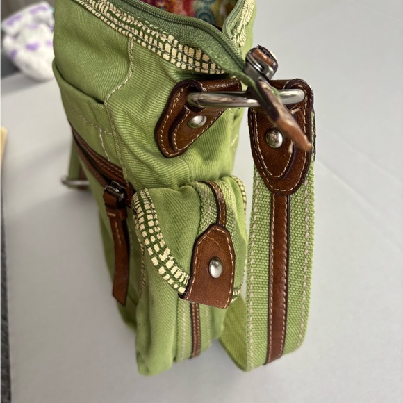 Fossil Early 2000's y2k Fossil green shoulder bag purse. New without tag. - Picture 4 of 8